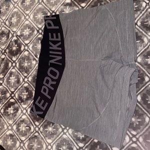 Gray Nike Pros size L